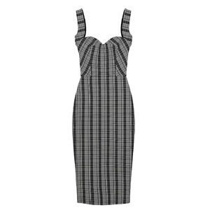 Victoria Beckham checkered dress